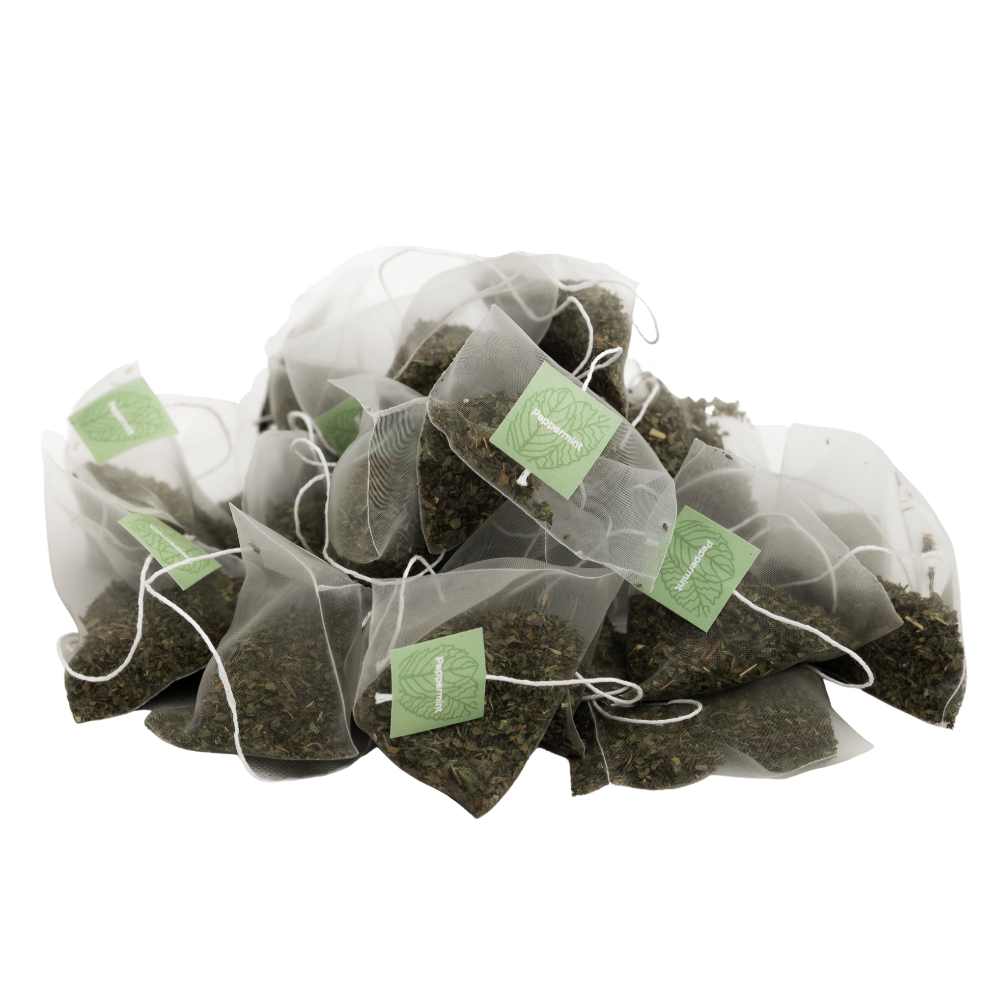TEA MATE Loose Leaf Triangle Tea Baggers With TEA MATE Organic Peppy Mint Peppermint Loose Leaf Tea In Premium Biodegradable Tea Bags