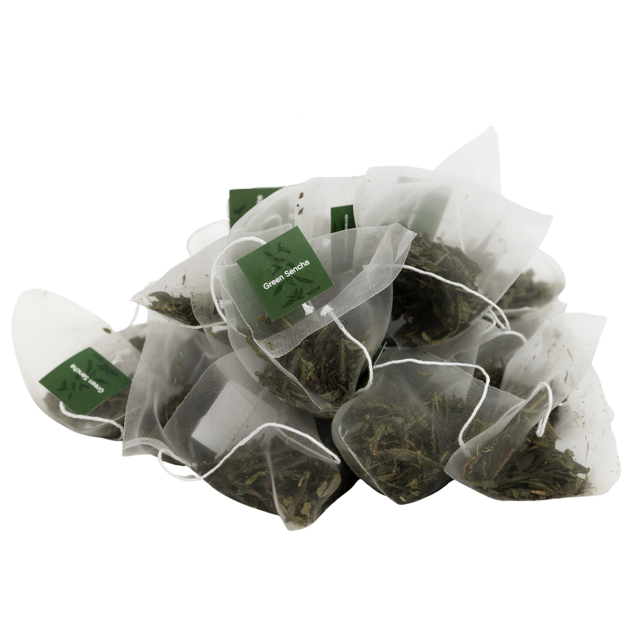 TEA MATE Loose Leaf Triangle Tea Baggers With TEA MATE Organic Supreme Green Tea Sencha Green Tea In Premium Biodegradable Tea Bags